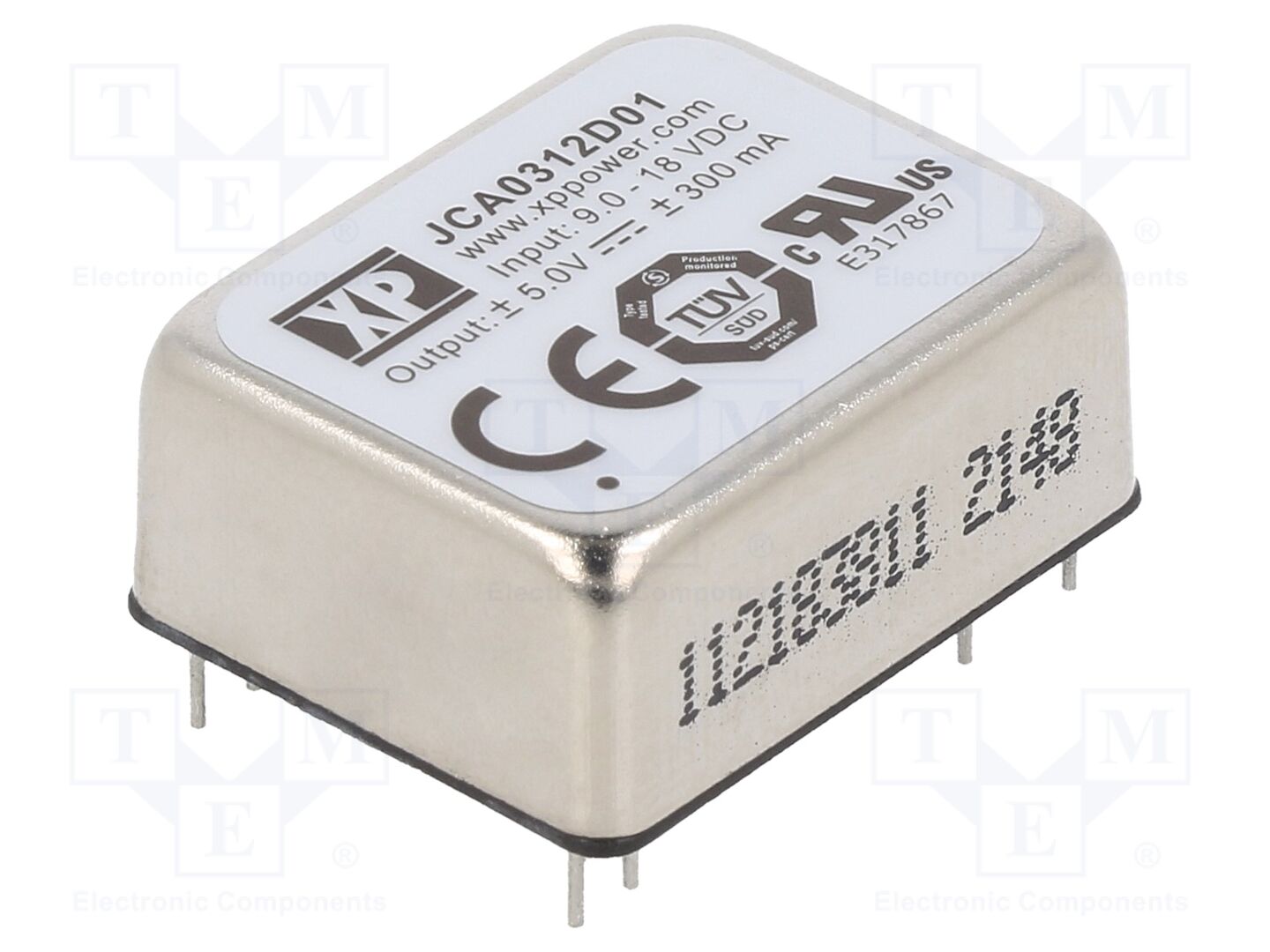 XP POWER JCA0312D01 DC/DC-muunnin 3W