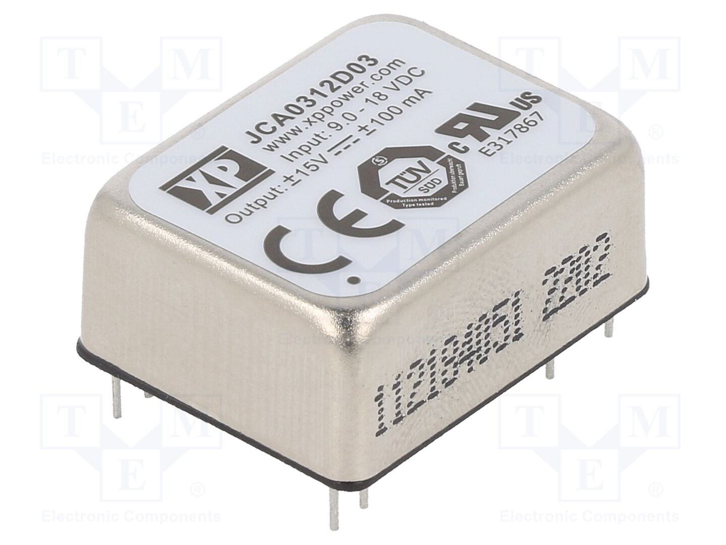 XP POWER JCA0312D03 DC/DC-muunnin 3W