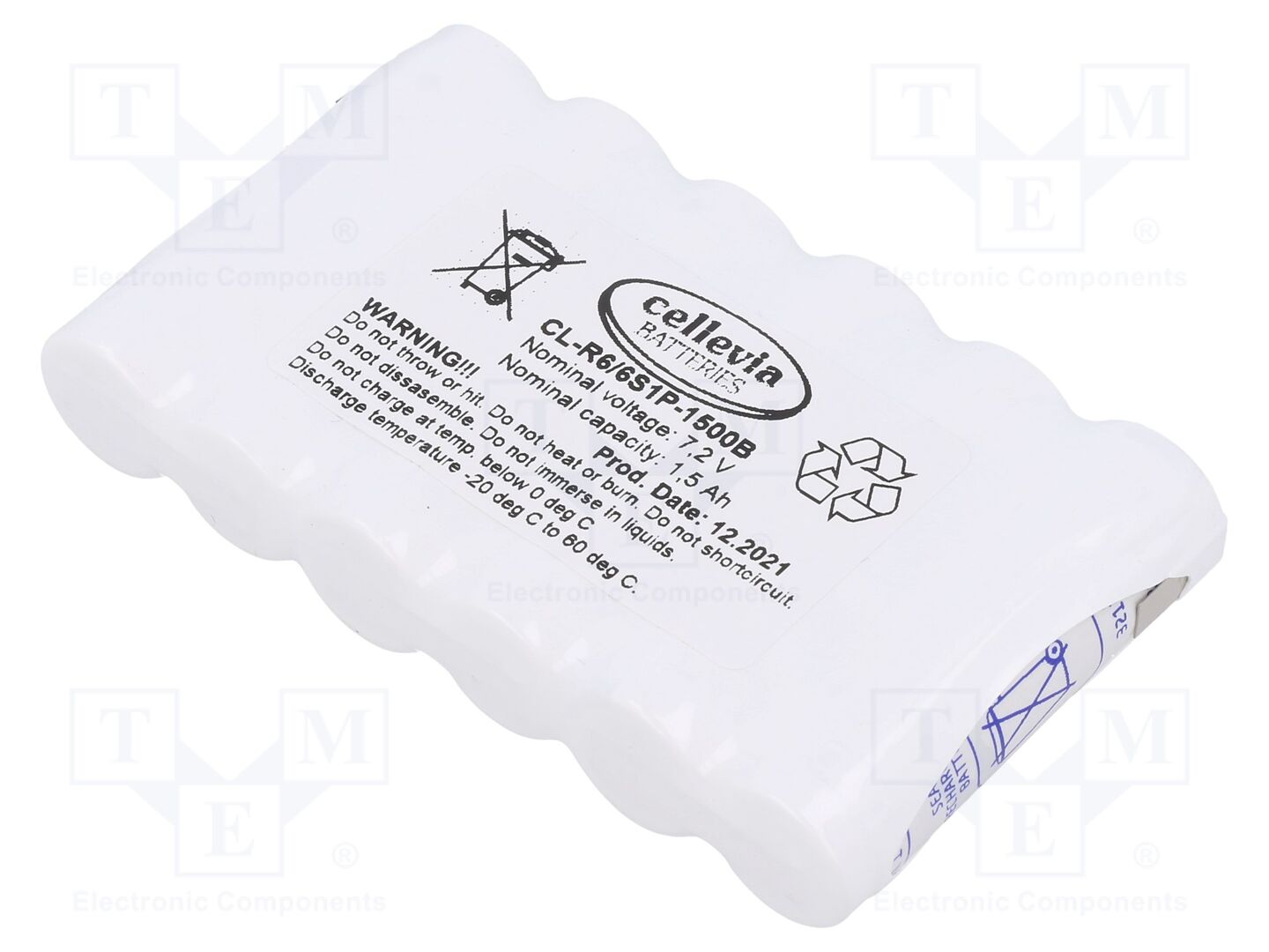 CELLEVIA BATTERIES CL-R6/6S1P-1500B Akku 7.2V, 1500mAh