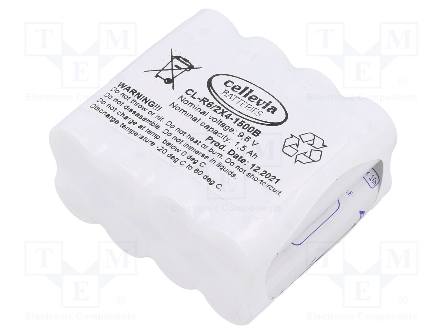 CELLEVIA BATTERIES CL-R6/2X4-1500B Akku Ni-MH 9.6V 1500mAh