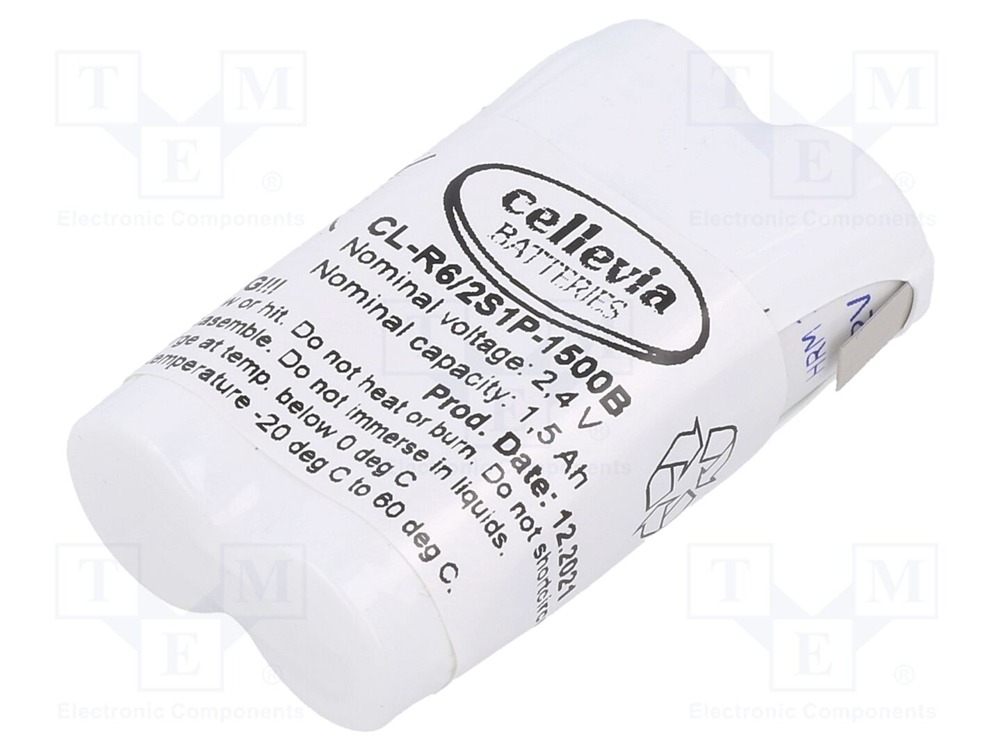 CELLEVIA BATTERIES CL-R6/2S1P-1500B Akku 2.4V