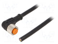 LUTRONIC 120508004-2M Sensori- ja automaatiokaapeli M12, 8-napainen