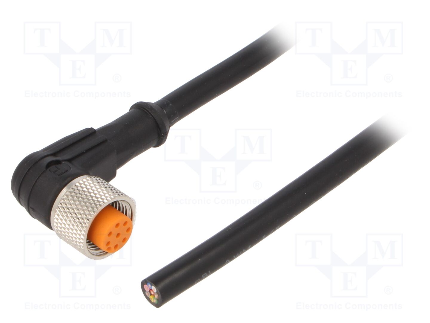 LUTRONIC 120508004-2M Sensori- ja automaatiokaapeli M12, 8-napainen