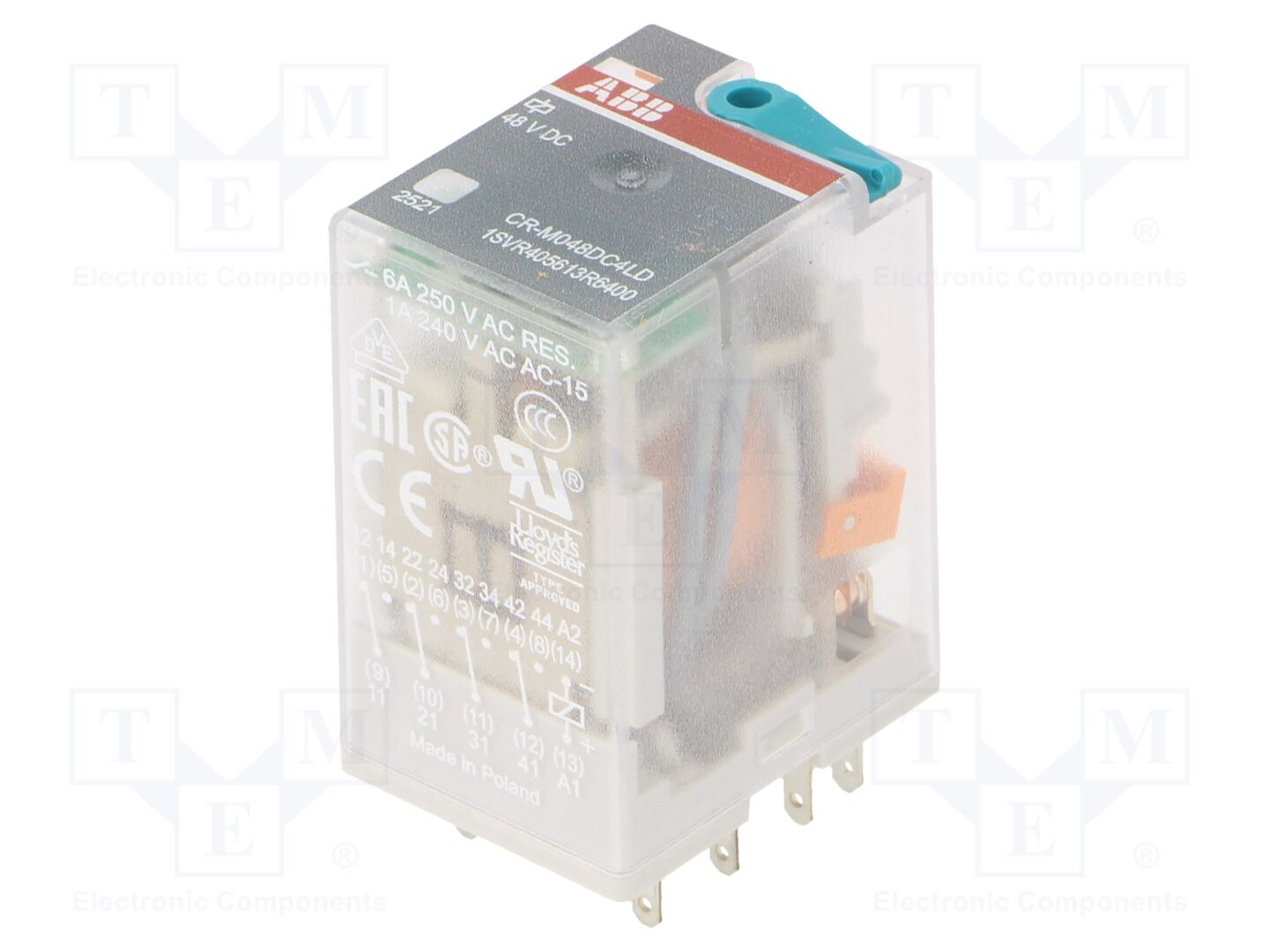 ABB CR-M048DC4LD Sähkömagneettinen rele 48VDC
