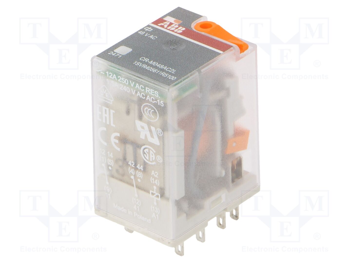 ABB CR-M048AC2L Sähkömagneettinen rele 48VAC