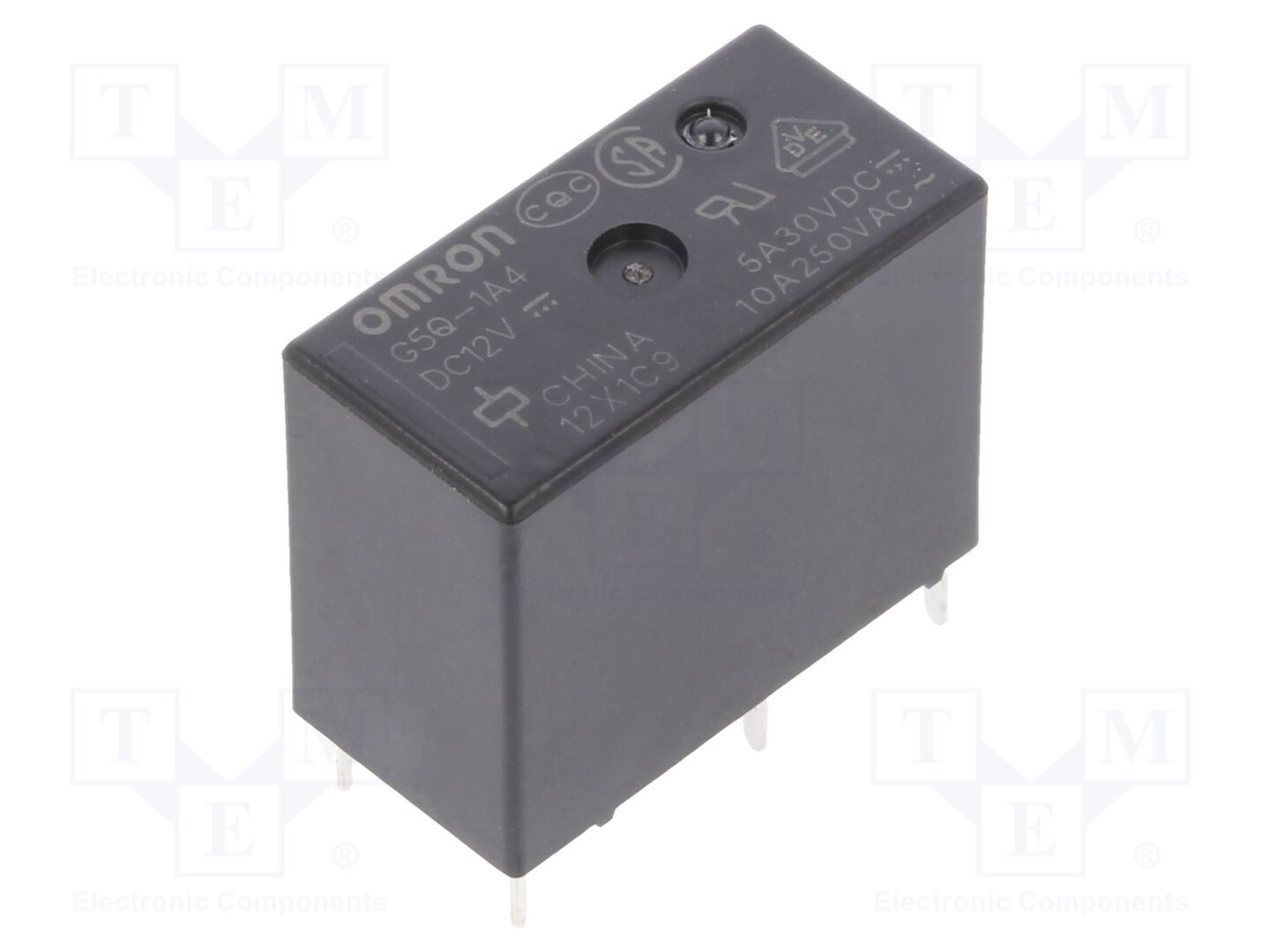 OMRON Electronic Components G5Q-1A4-12DC Sähkömagneettinen rele 12VDC (50 kpl erä)