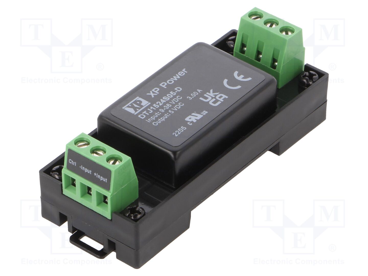 XP POWER DTJ1524S05-D DC/DC-muunnin 15W