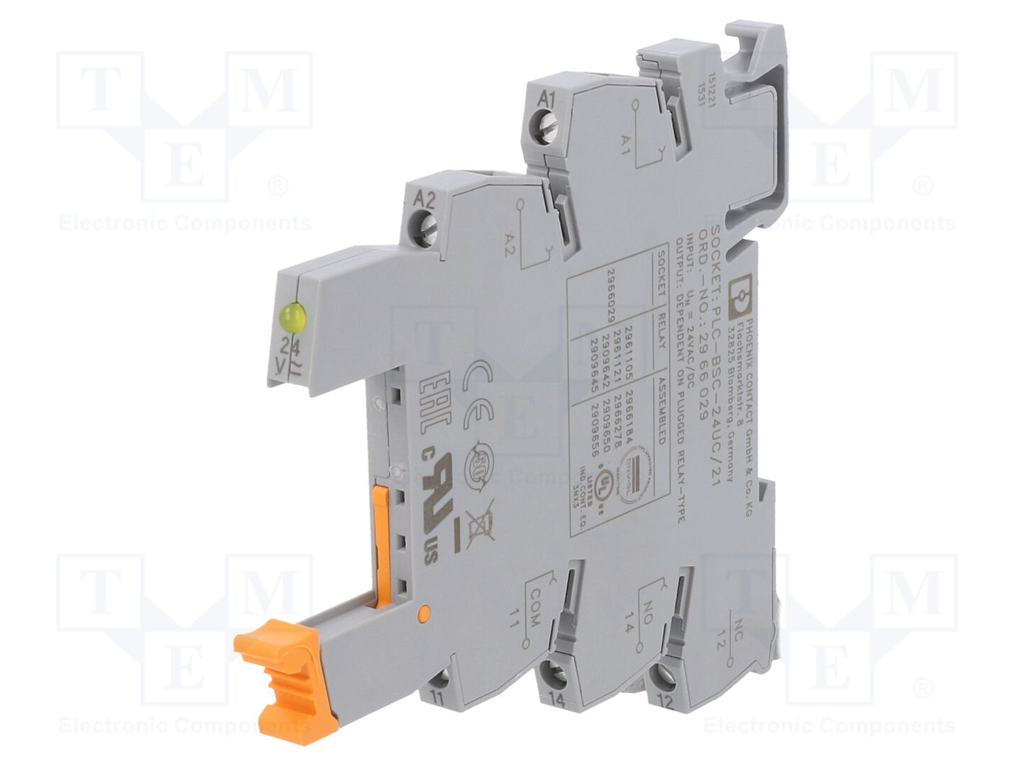 PHOENIX CONTACT PLC-BSC-24UC/21 Relekanta 5-napainen