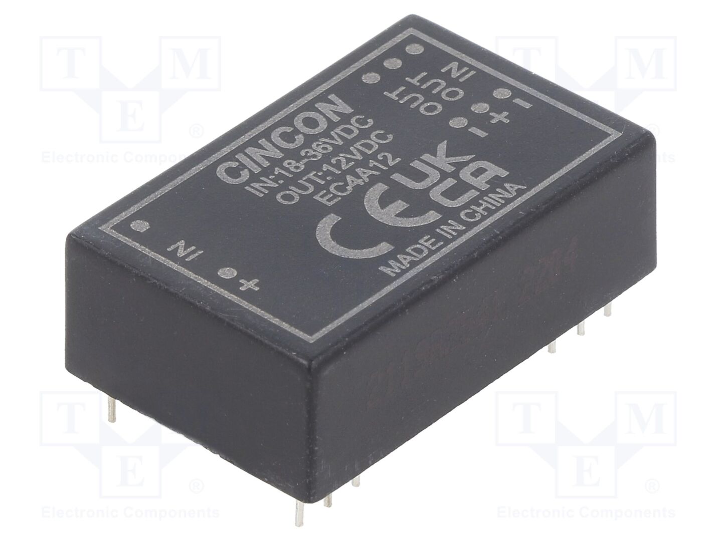 CINCON EC4A12 DC/DC-muunnin 5/6W, 18-36VDC