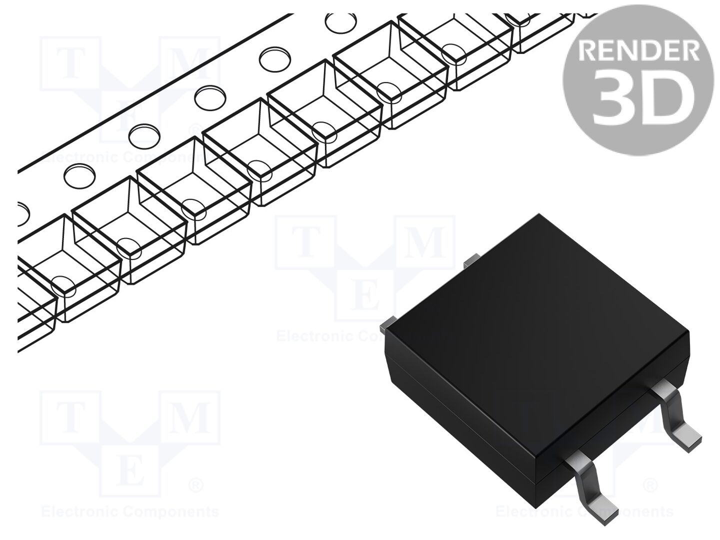 OMRON Electronic Components G3VM-61G3 Solid State Relay 400mA