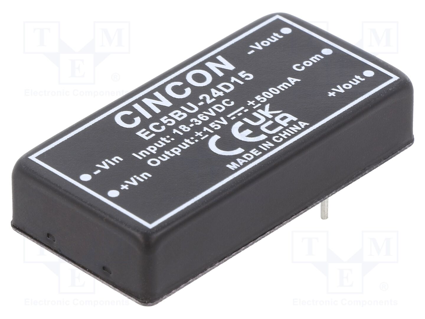 CINCON EC5BU-24D15 DC/DC-muunnin 15W