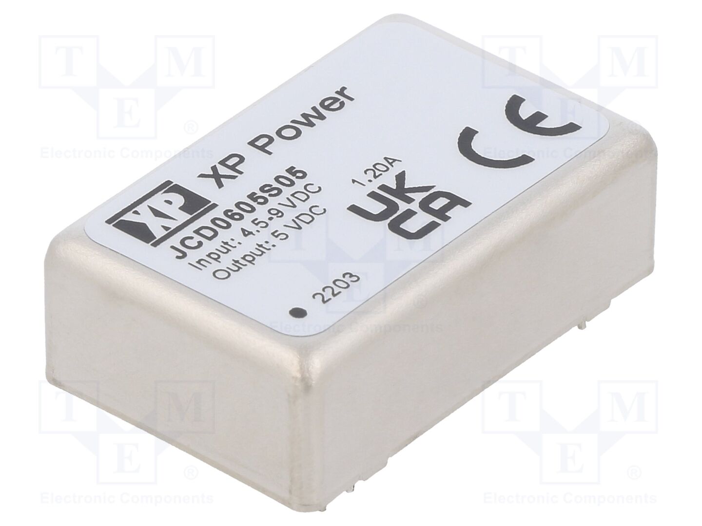 XP POWER JCD0605S05 DC/DC-muunnin 6W