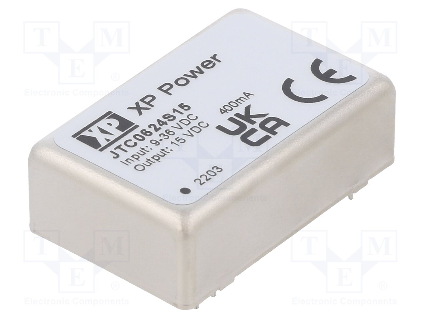 XP POWER JTC0624S15 DC/DC-muunnin 6W