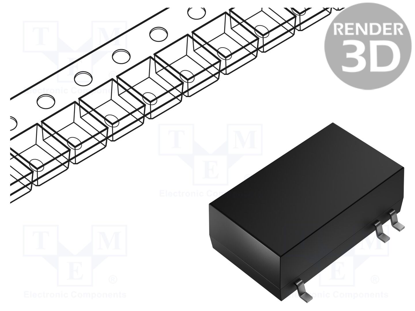 XP POWER ISM0205S05 DC/DC-muunnin 2W