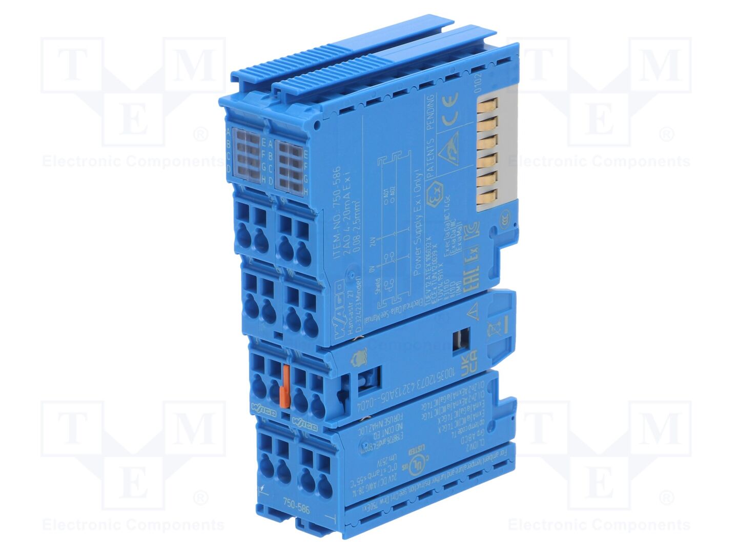 WAGO 750-586 PLC-moduuli analoginen lähtö 4-20mA