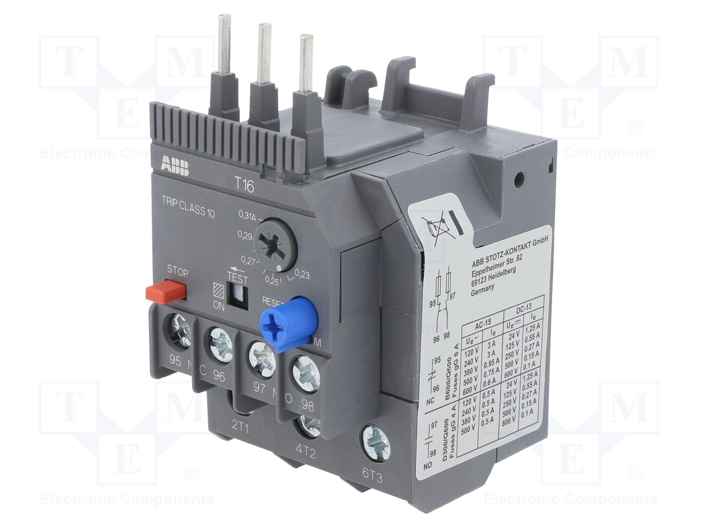 ABB T16-0.31 Lämpörele 0.23÷0.31A