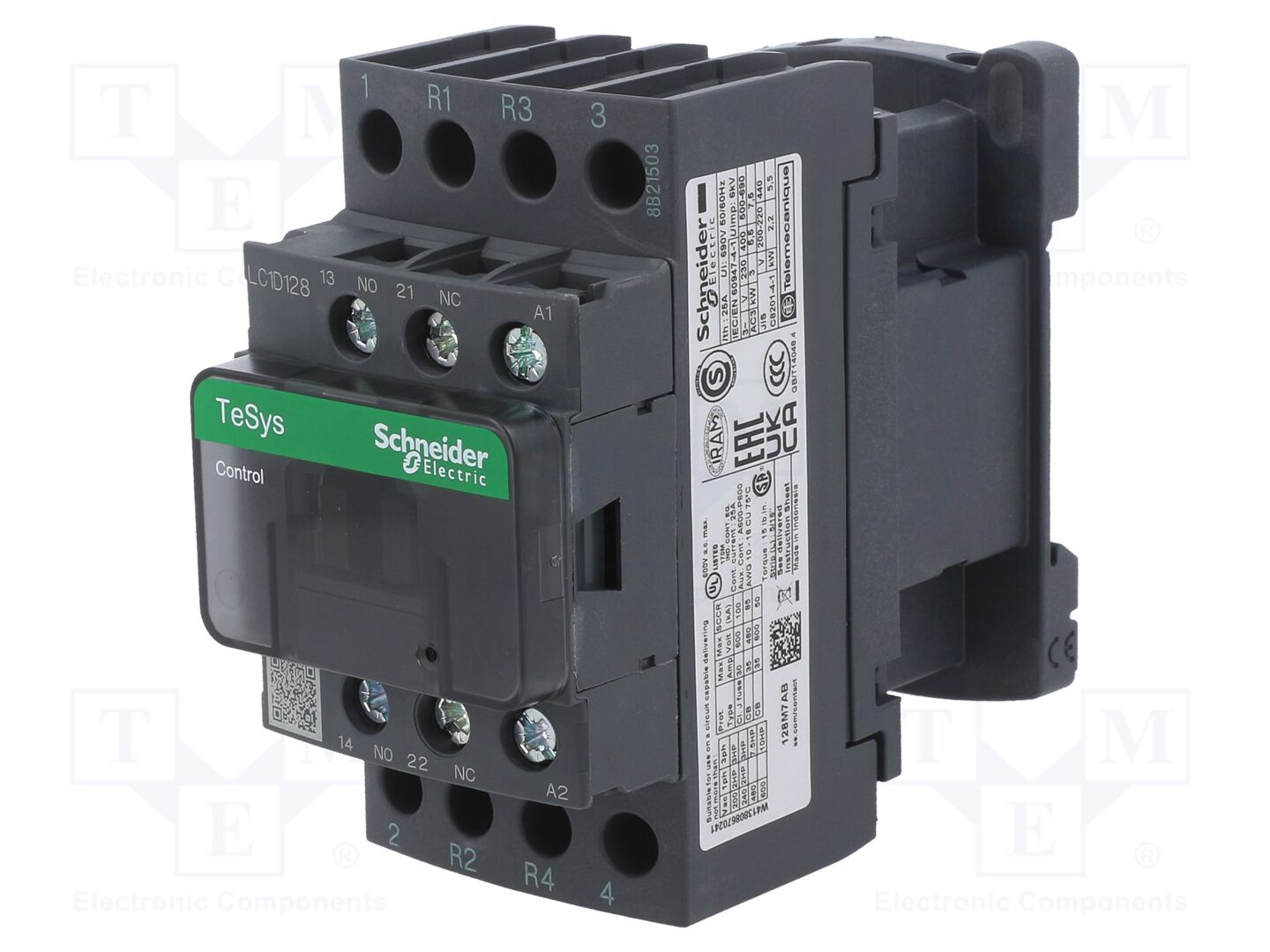 SCHNEIDER ELECTRIC LC1D128BD Kontraktori 4-napainen