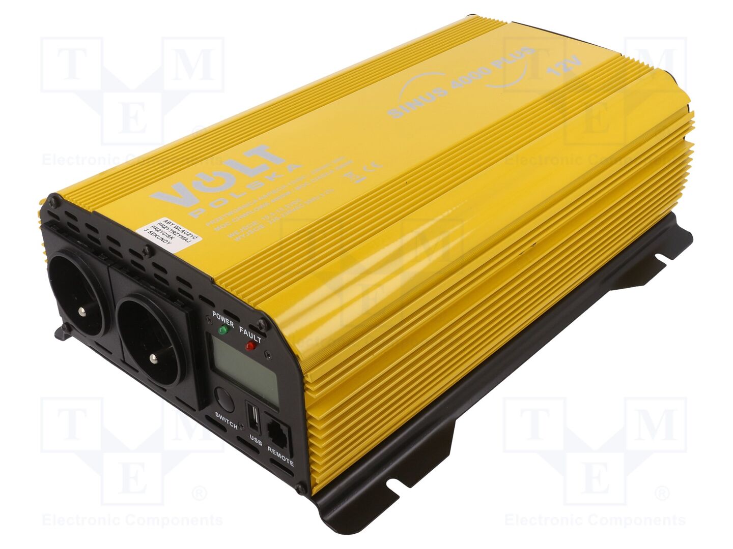 VOLT POLSKA SINUS-P-4000-12V DC/AC muunnin 2000W 12V