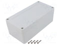 KRADEX ZP1608060JPH-TM-PC Yleiskotelo 160x80x60mm