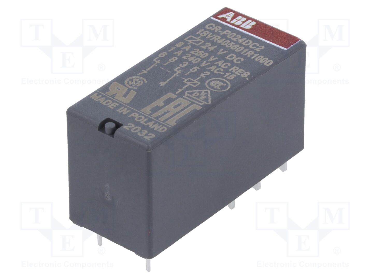 ABB CR-P024DC2 Elektromagneettinen rele 24VDC