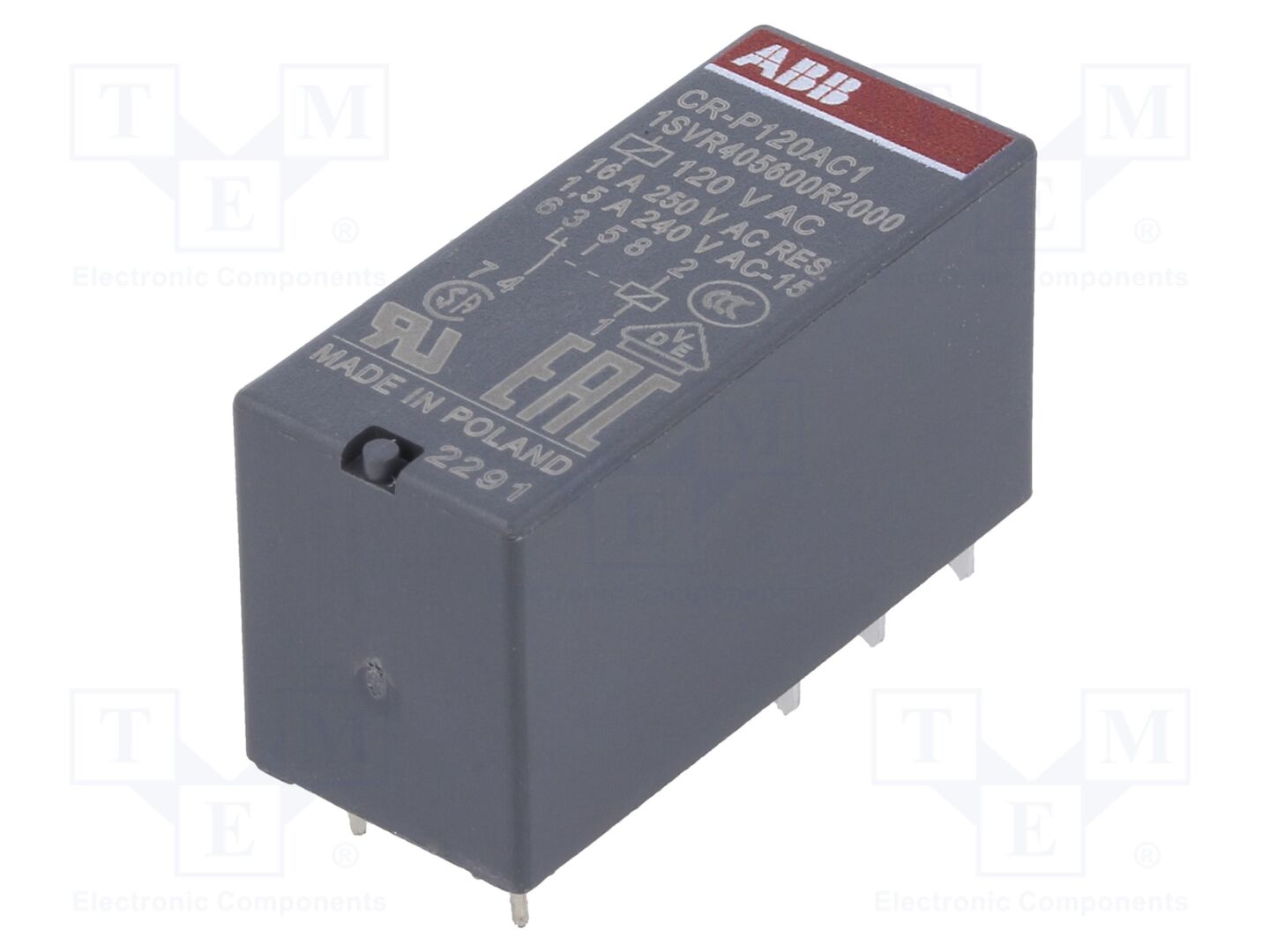 ABB CR-P120AC1 Sähkömagneettinen rele 120VAC