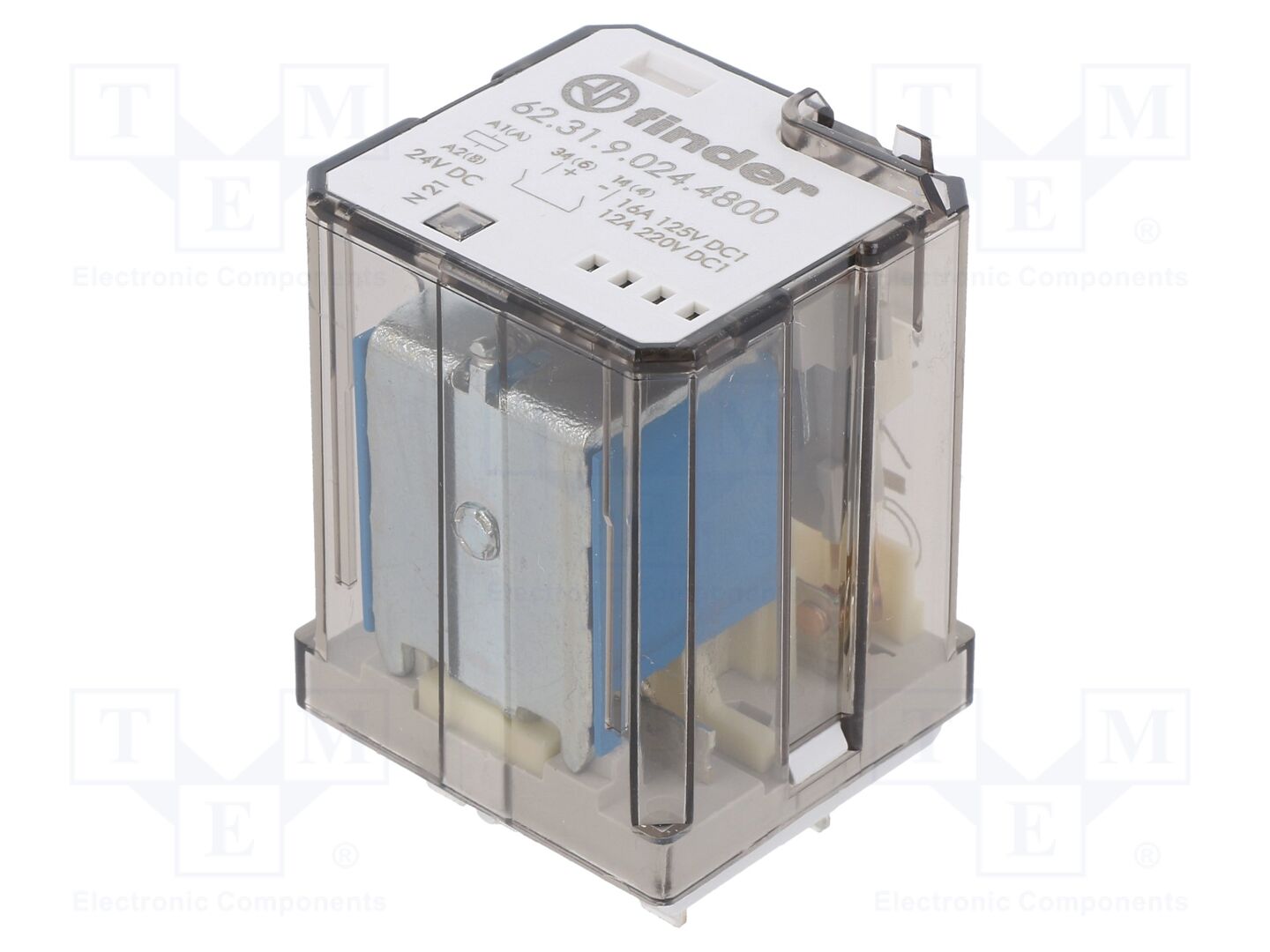 FINDER 62.31.9.024.4800 Sähkömagneettinen rele 24VDC