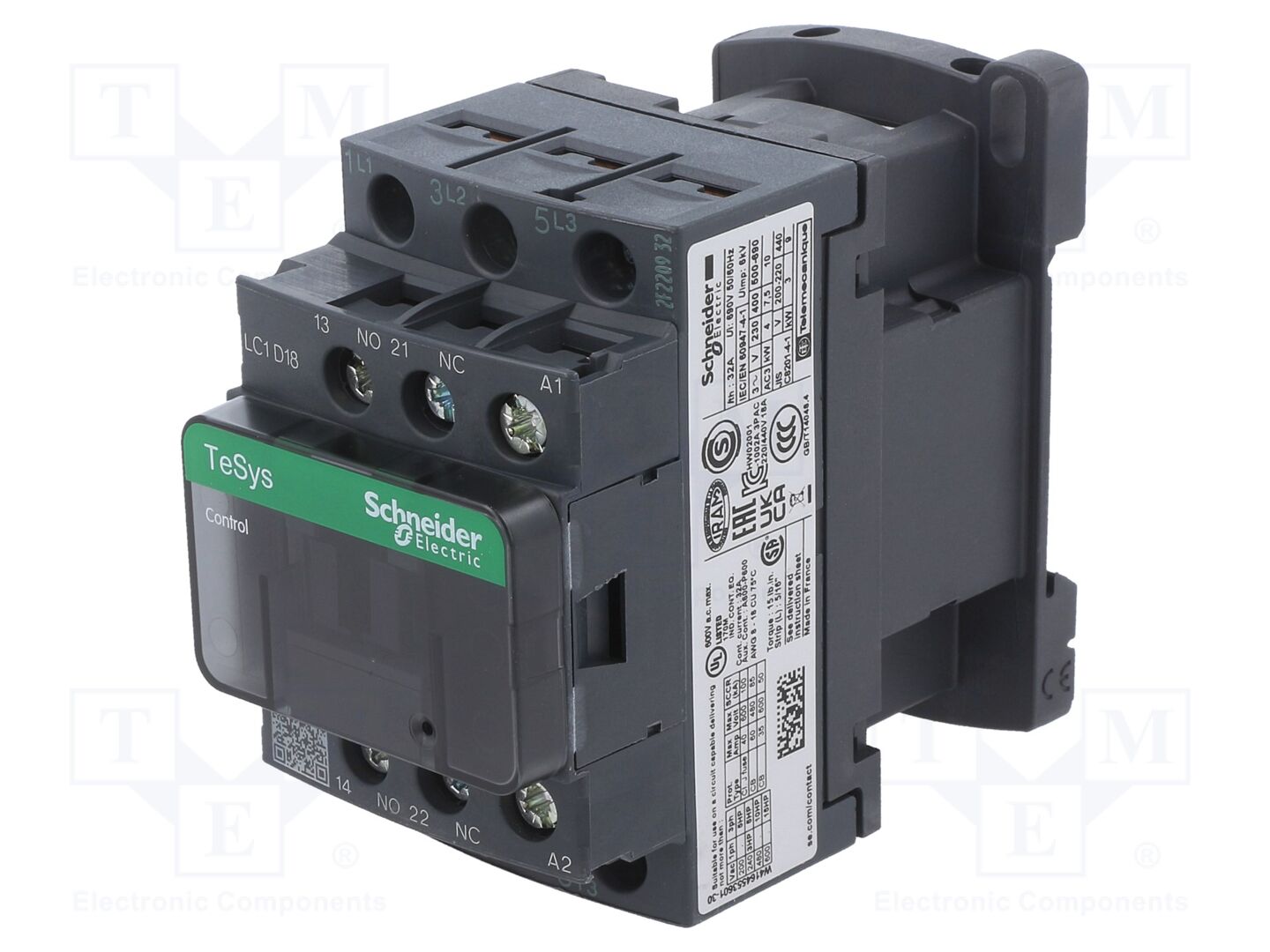 SCHNEIDER ELECTRIC LC1D18V7 Kontaktori 18A