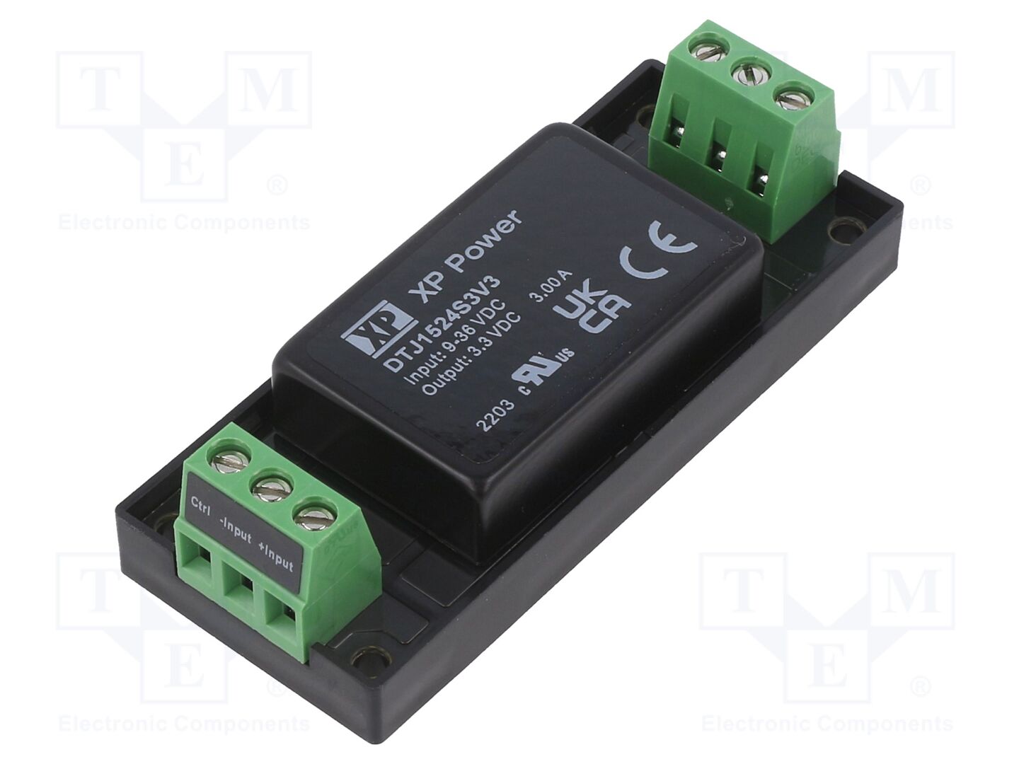 XP POWER DTJ1524S3V3 DC/DC-muunnin 15W
