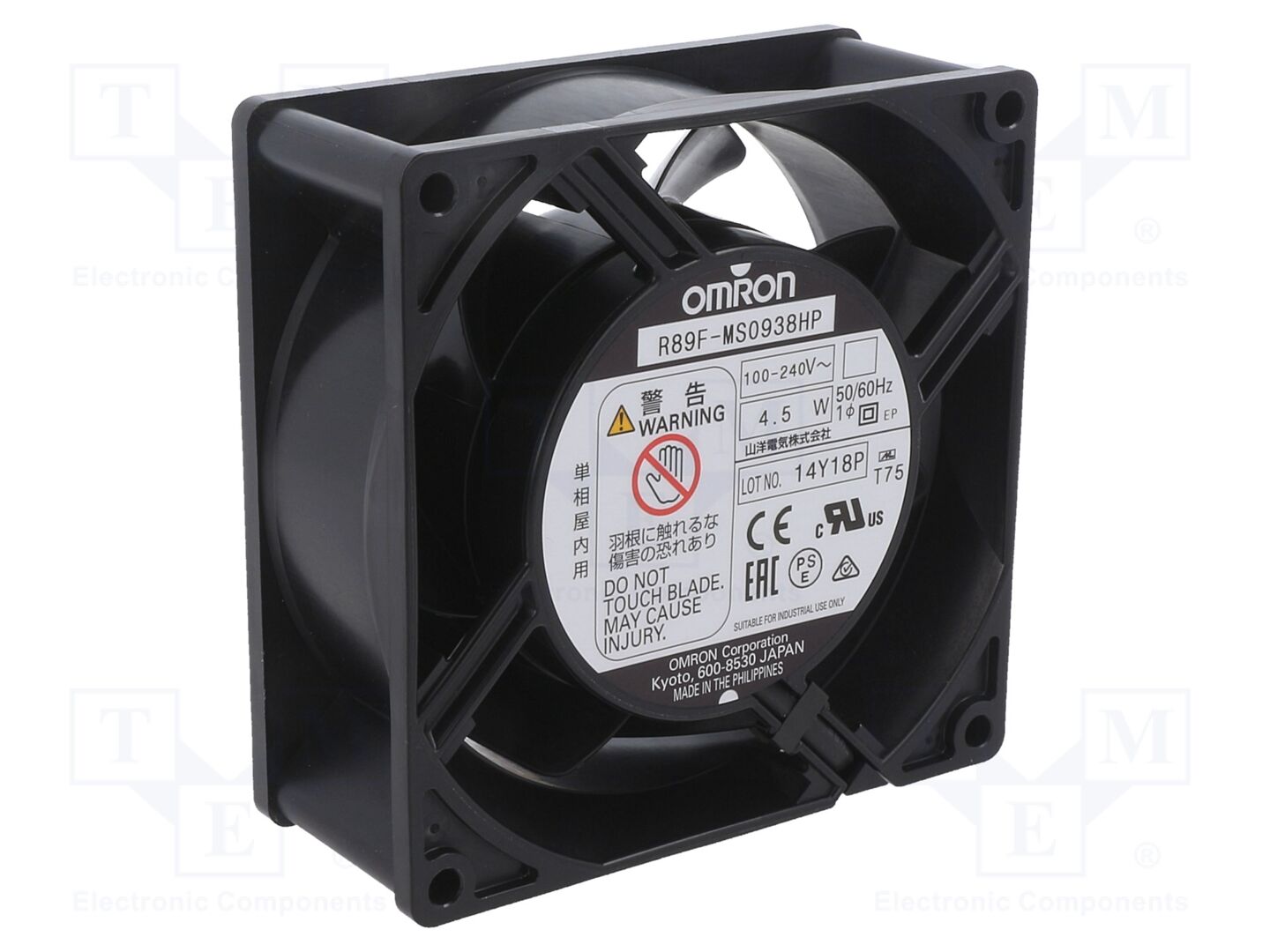 OMRON R89F-MS0938HP Aksiaalipuhallin AC 230V