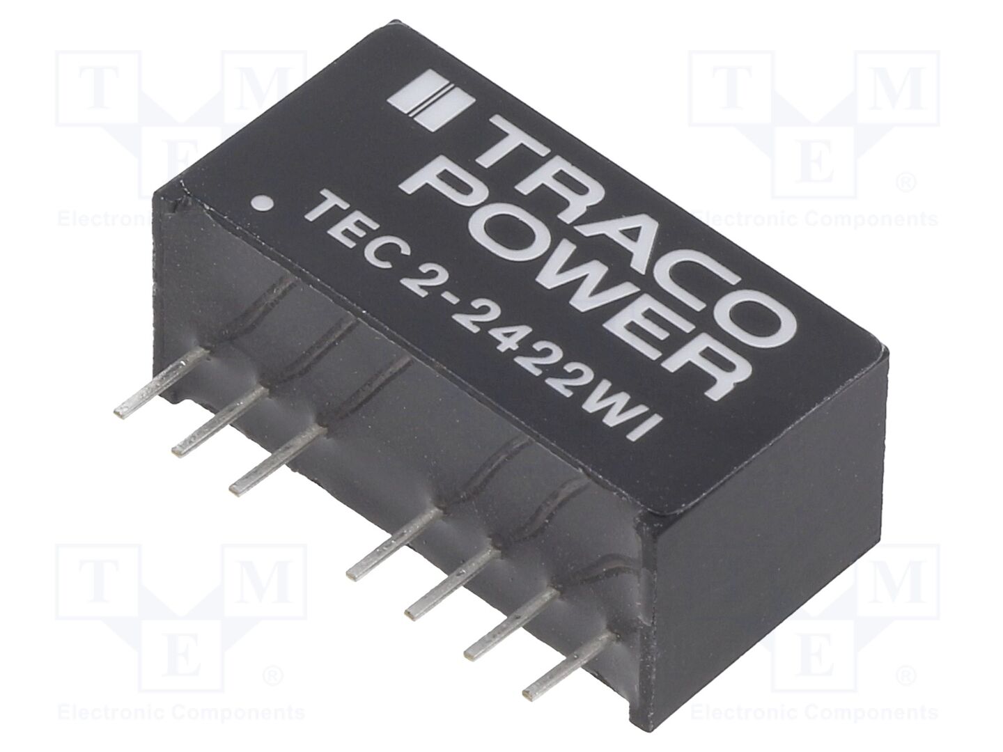 TRACO POWER TEC2-2422WI DC/DC-muunnin 2W, 9÷36VDC/12VDC