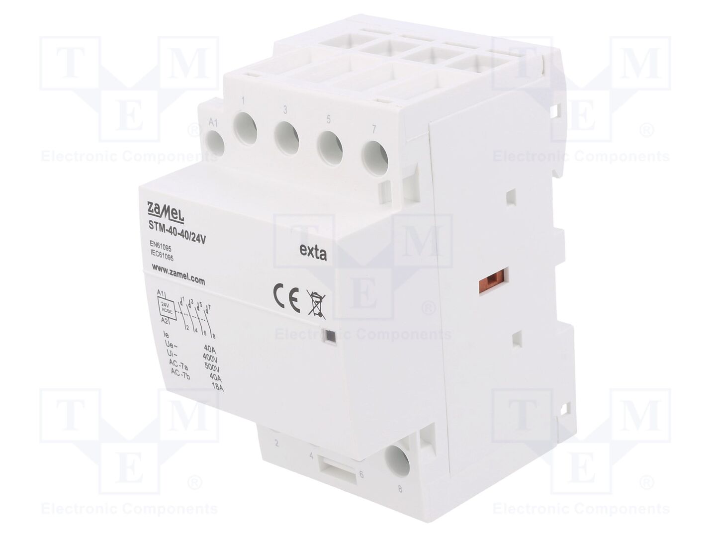 ZAMEL STM-40-40/24V Asennuskontaktori 40A
