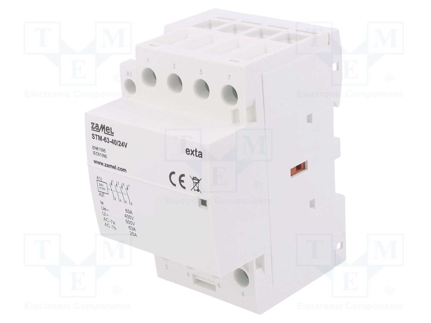 ZAMEL STM-63-40/24V Asennuskontaktori 63A