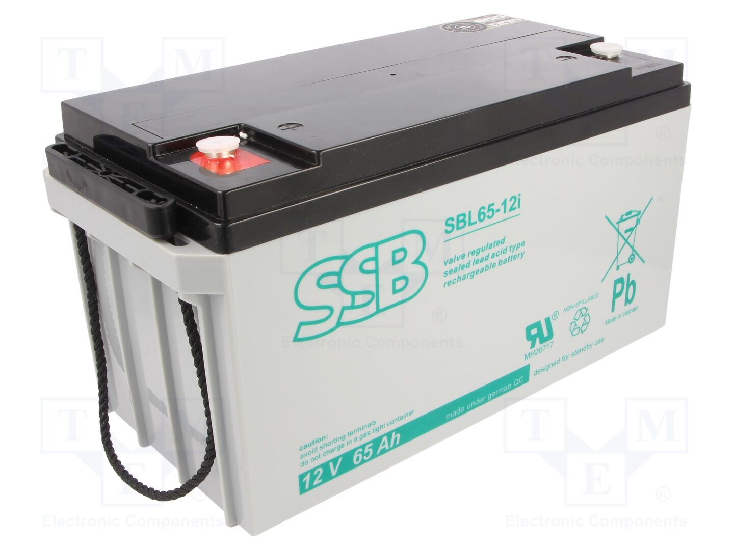 SSB ACCU-SBL-65-12I/S Lyijyakkuhappokenno 12V