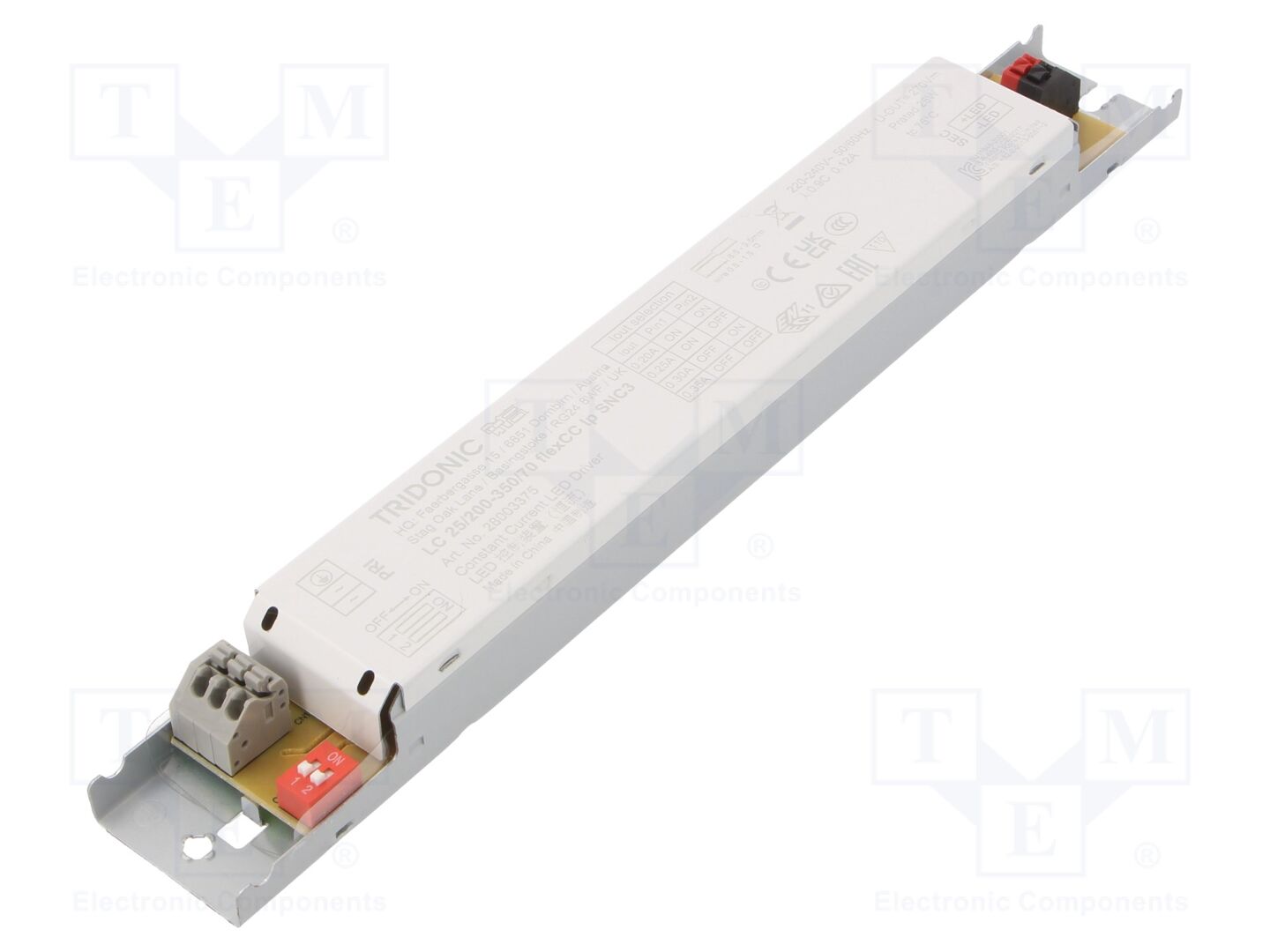 TRIDONIC 28003375 LED-virtalähde 25W 25-70VDC 200-350mA