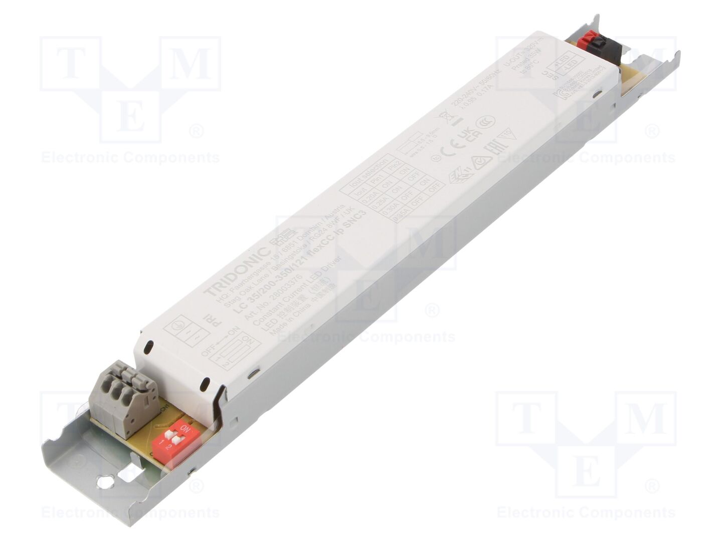 TRIDONIC 28003376 LED-virtalähde 35W 52-121VDC 200-350mA IP20