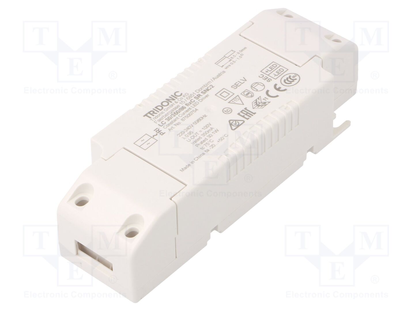 TRIDONIC 87500754 LED-virtalähde 30W 350mA 43-86VDC