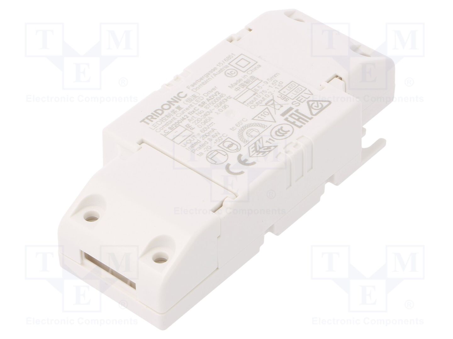 TRIDONIC 87500945 LED-virtalähde 8W 30-42VDC 200mA