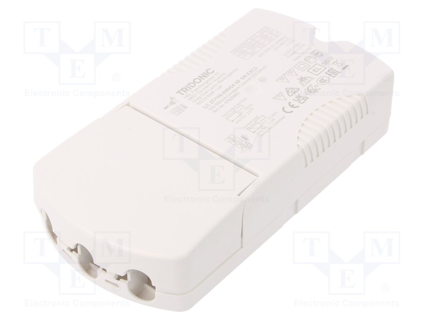 TRIDONIC 87500962 LED-virtalähde 27W 27-54VDC 100-500mA