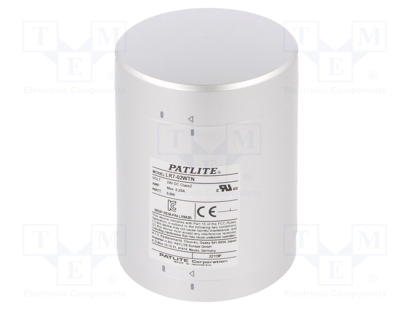 PATLITE LR7-02WTNU Signalling Columns 24VDC