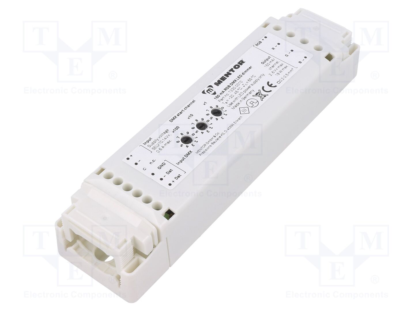 MENTOR 1330.0010 Ohjelmoitava LED-ohjain 1W 2-6VDC 150mA
