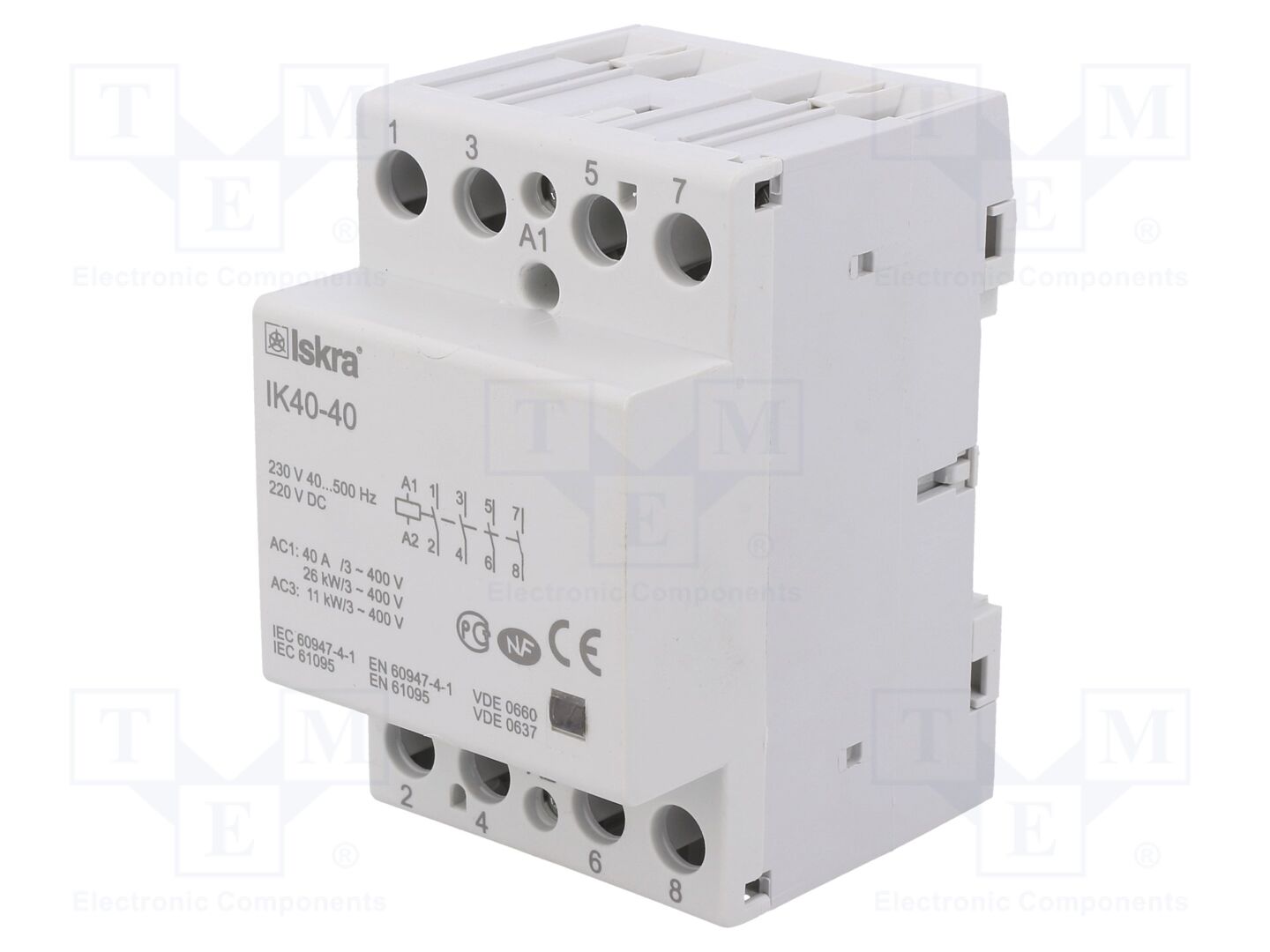 ISKRA IK40-40/230V Asennuskontaktori 40A