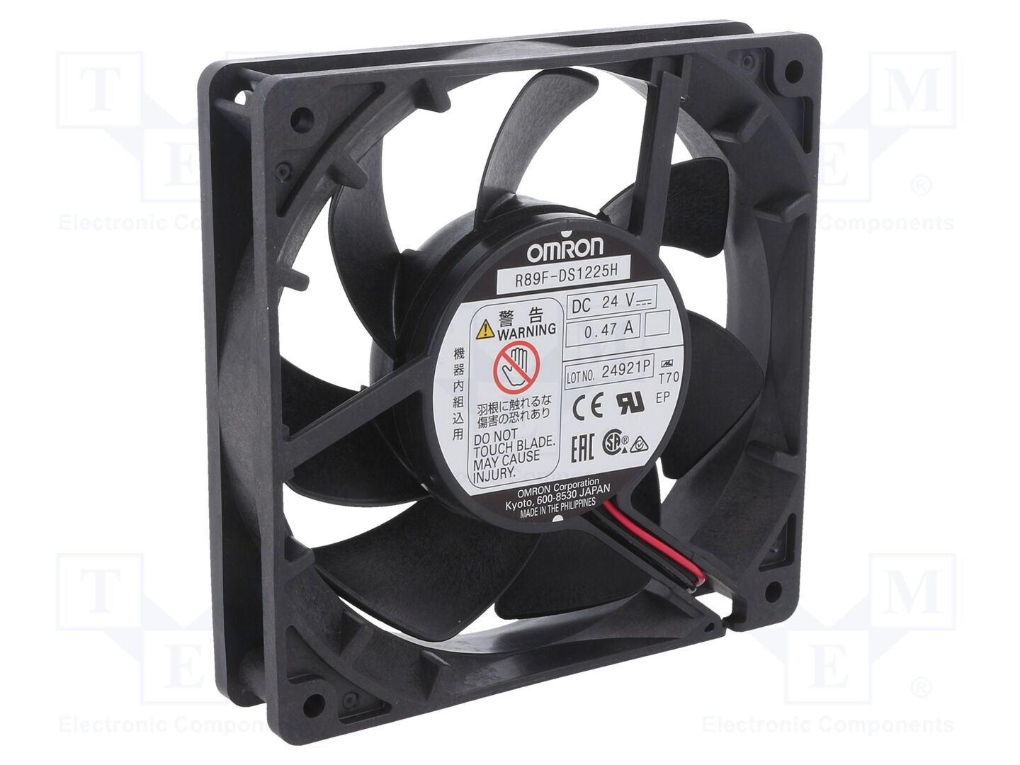 OMRON R89F-DS1225H Aksiaalituuletin 220.8m3/h