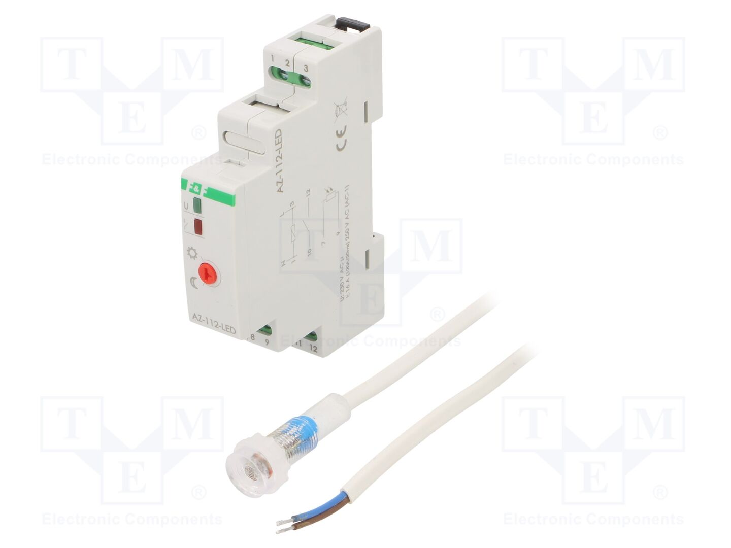 F&F AZ-112-LED Hämäräkytkin 230VAC