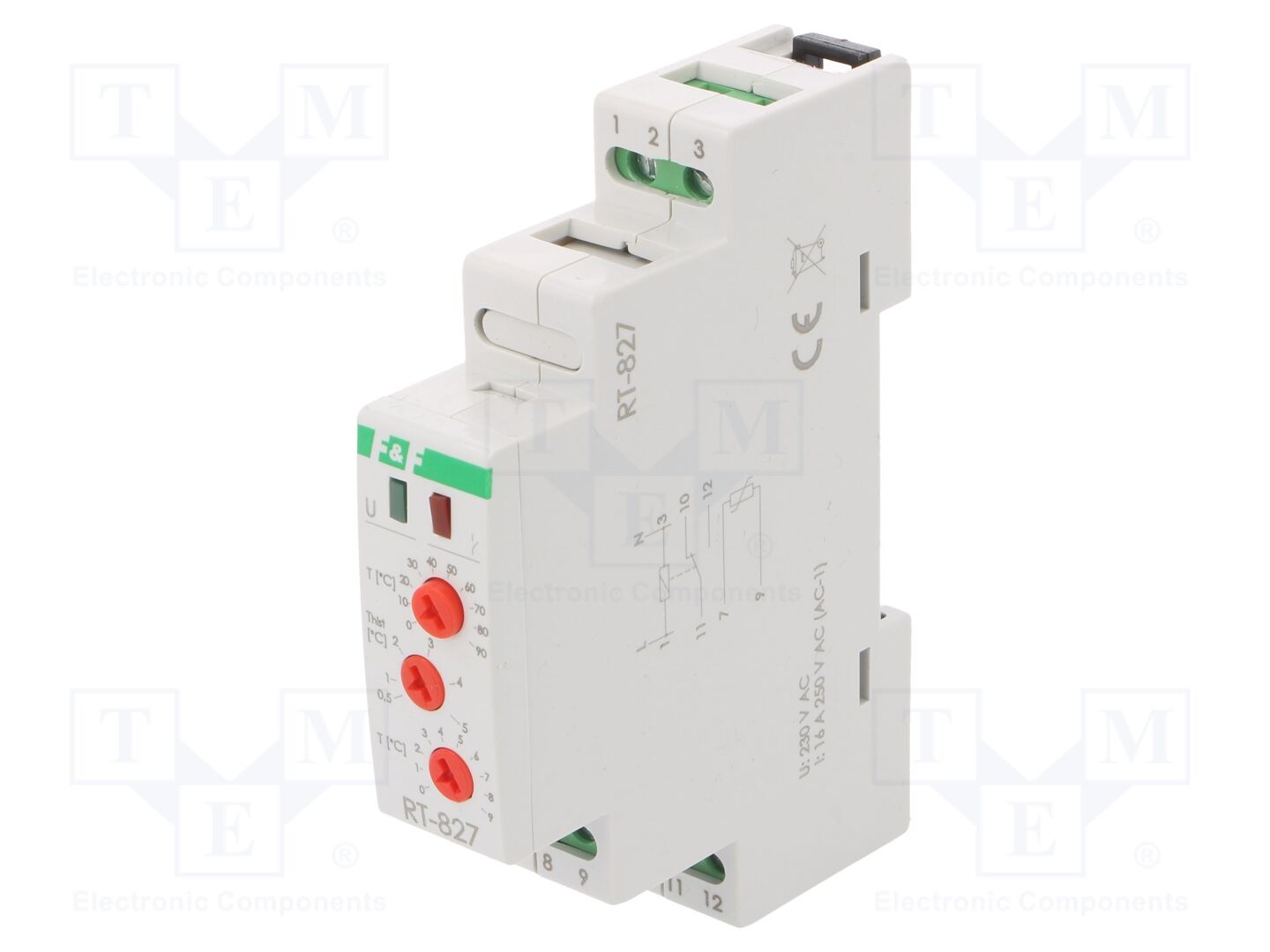 F&F RT-827 Lämpötilansäädin 0÷99°C