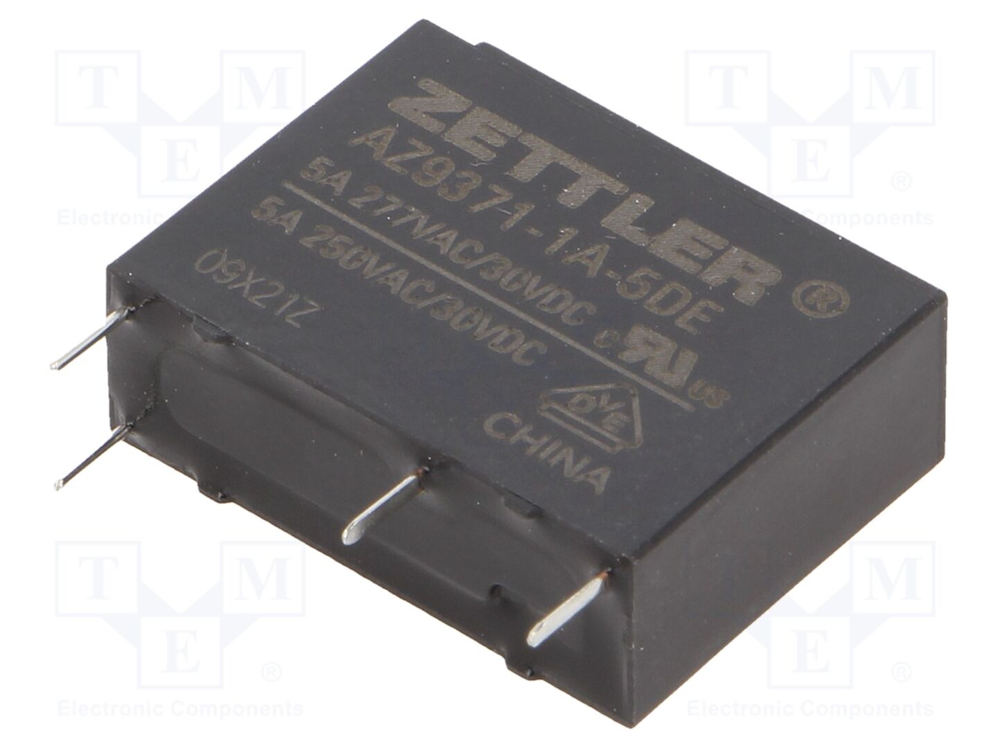 ZETTLER AZ9371-1A-5D Sähkömagneettinen rele 5VDC (50 kpl erä)