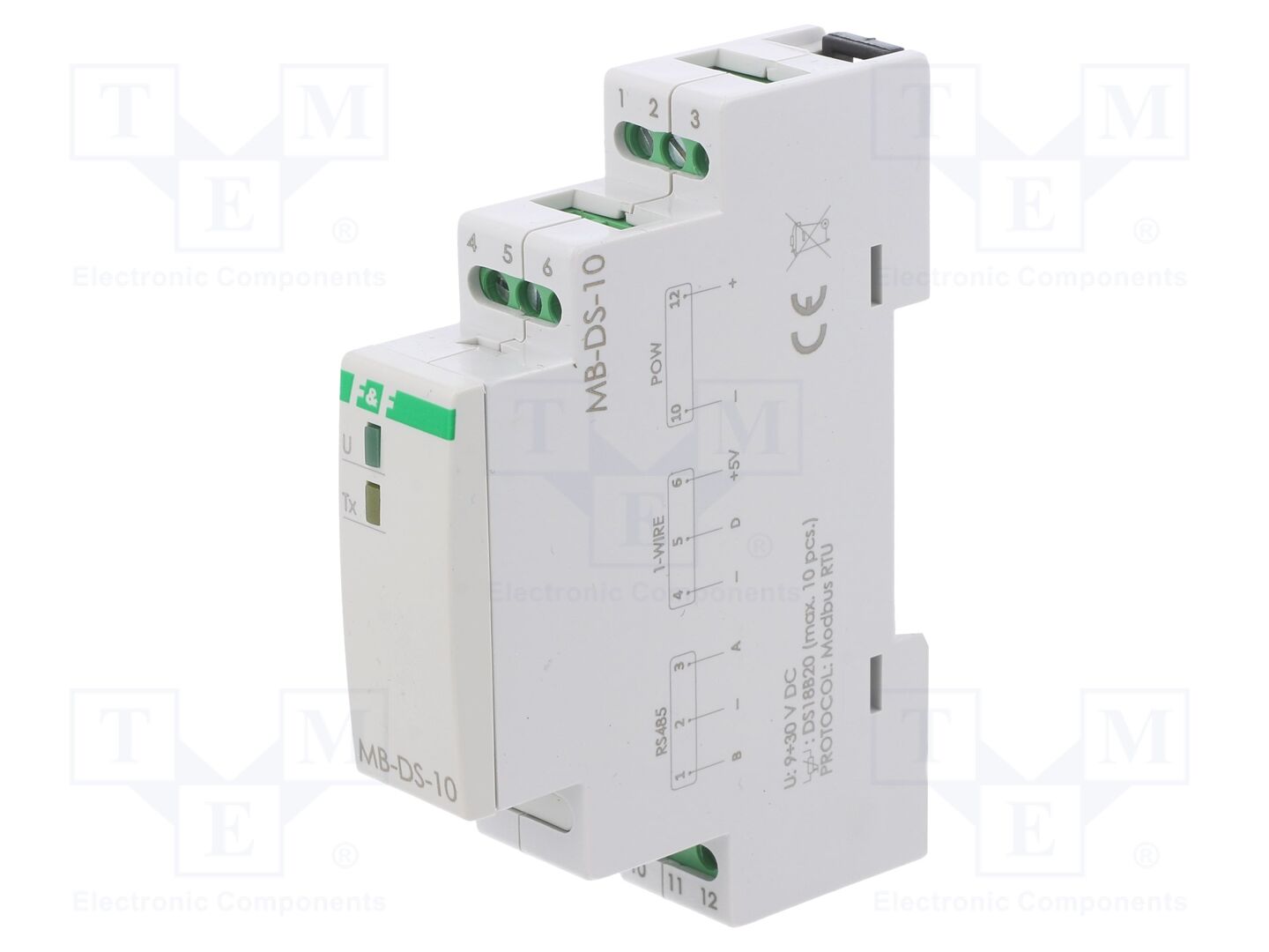 F&F MB-DS-10 Lämpötilamuunnin 9÷30VDC