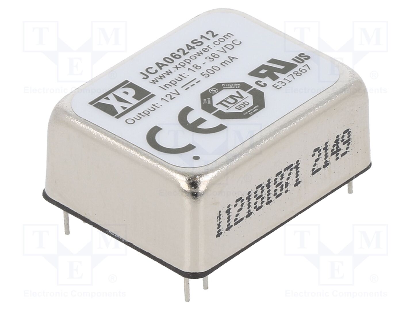 XP POWER JCA0624S12 DC/DC-muunnin 6W