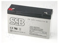 SSB ACCU-HP12-6/S Lyijyakku 6V AGM