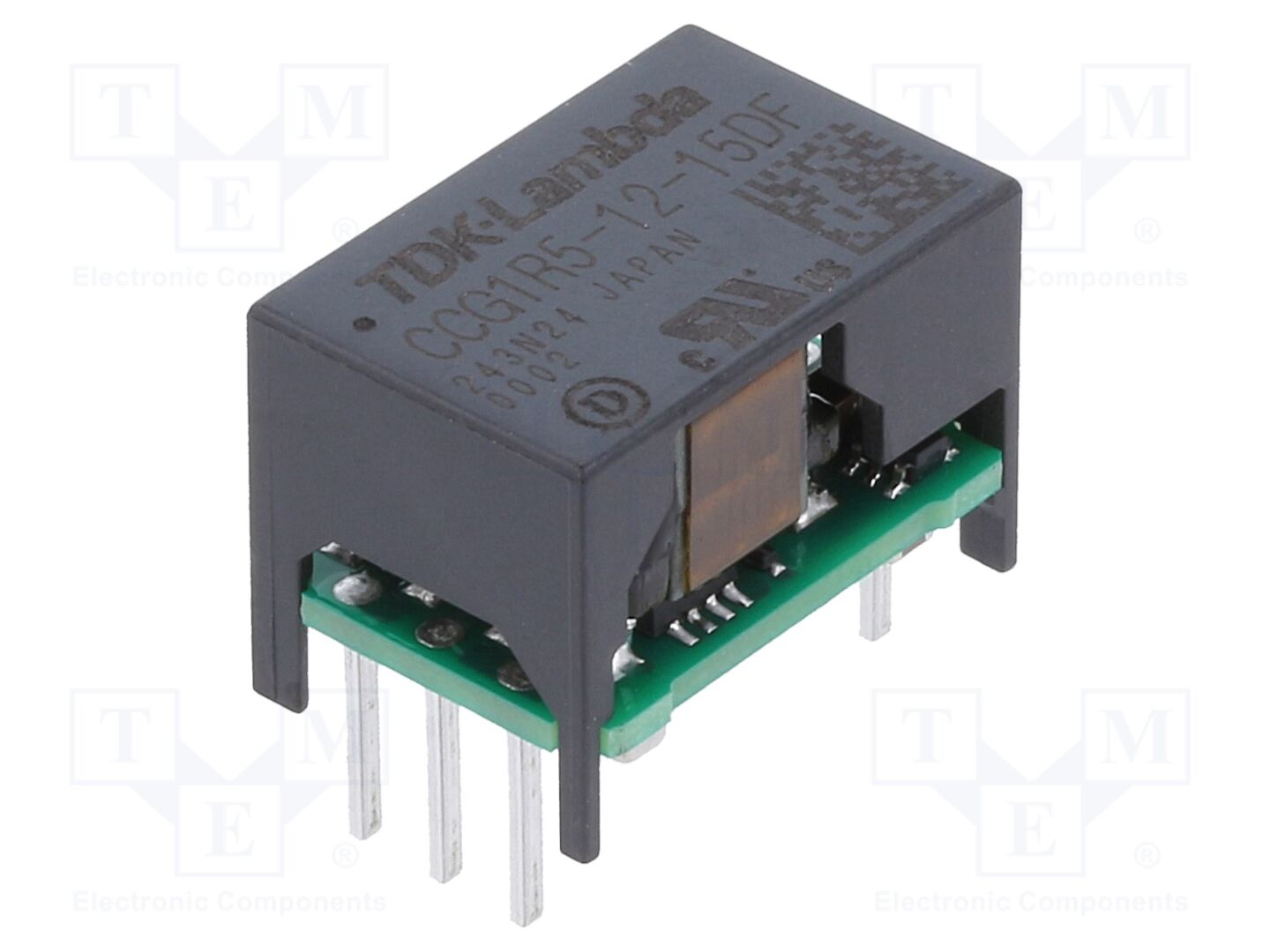 TDK-LAMBDA CCG1R5-12-15DF DC/DC-muunnin 1.5W