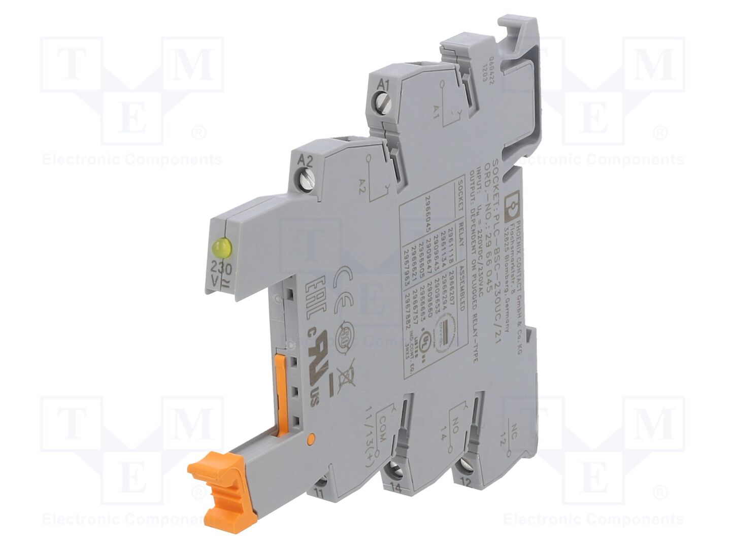 PHOENIX CONTACT PLC-BSC-230UC/21 Relekanta 5-napainen